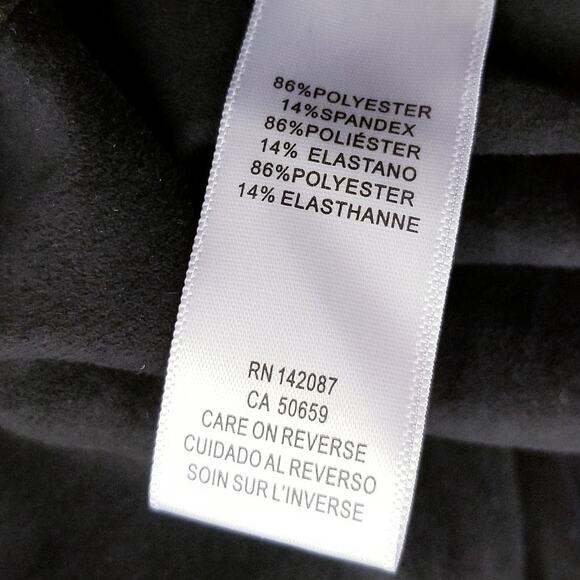 SIMPLY NOELLE Wrap Trench Mid Jacket Black Suedelook Embossed Print XS (4-6) - Picture 8 of 8